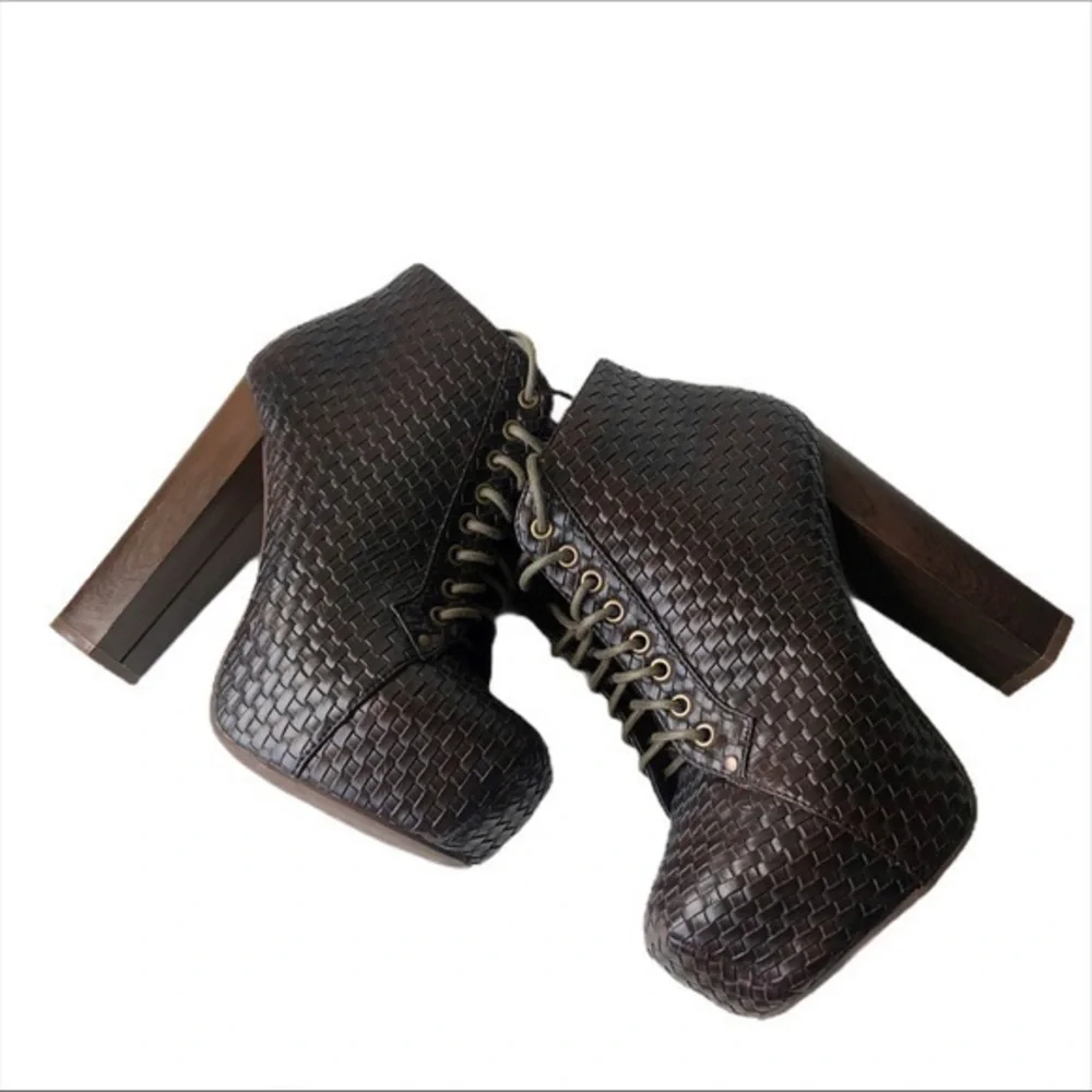 Brown Boot Platform Vintage